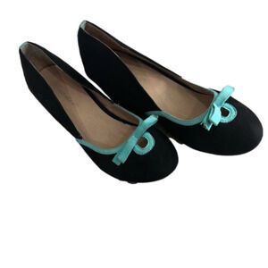 Euc, BRECKELL’S, Black, Shoes, Wedges, Size 7.5